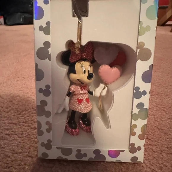NIB BAUBLEBAR DISNEY MINNIE MOUSE BAG CHARM - Picture 1 of 2